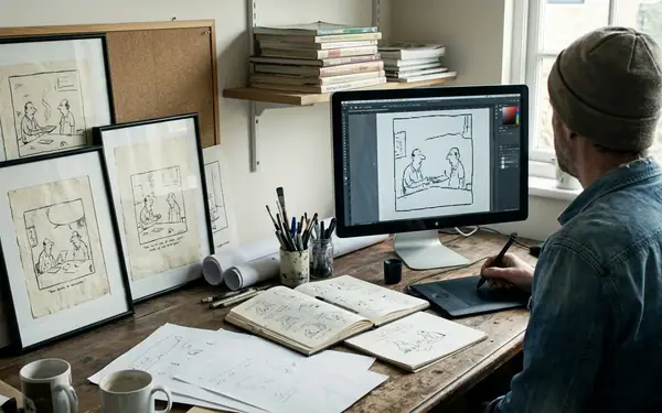 Paper, Pixels, and the Leunig Line: What Digital Reproductions Leave Behind