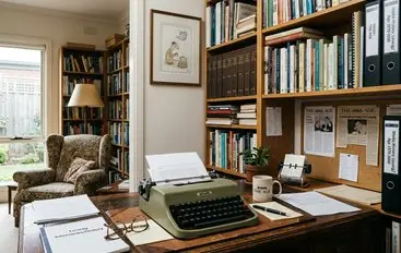Press pages and interview notes